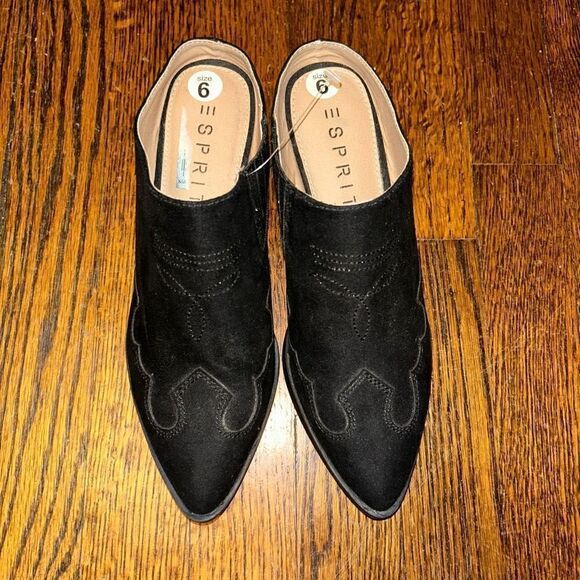 espirit diane black mule  - Picture 2 of 4